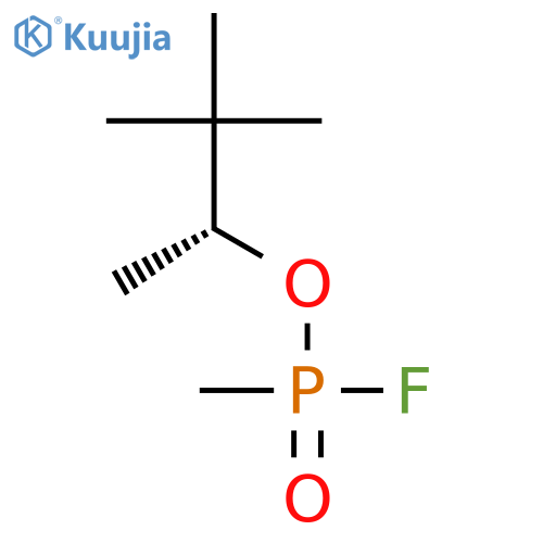 Phosphonofluoridicacid, P-methyl-, (1R)-1,2,2-trimethylpropyl ester, [P(S)]- structure