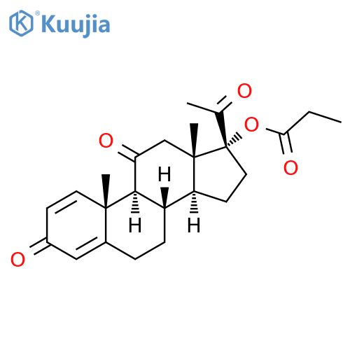 21-Deoxy-11-keto Prednisolone 17-Propionate structure