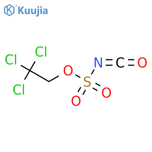 Isocyanatosulfuric acid, 2,2,2-trichloroethyl ester structure