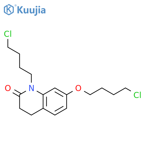 2(1H)-Quinolinone, 7-(4-chlorobutoxy)-1-(4-chlorobutyl)-3,4-dihydro- structure