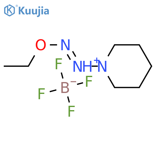 Diazenium, N-ethoxy-N-piperidinyl-, fluoroborate structure