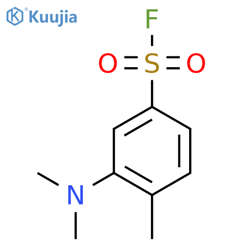 3-(dimethylamino)-4-methylbenzene-1-sulfonyl fluoride structure