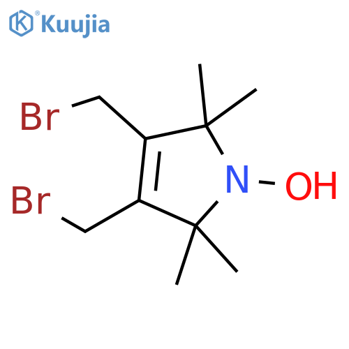 3,4-Bis(bromomethyl)-2,5-dihydro-2,2,5,5-tetramethyl-1H-pyrrol-1-yloxy Radical structure