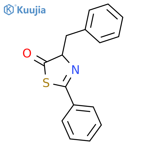 5(4H)-Thiazolone,2-phenyl-4-(phenylmethyl)- structure