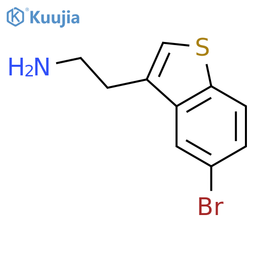 2-(5-bromo-1-benzothiophen-3-yl)ethan-1-amine structure