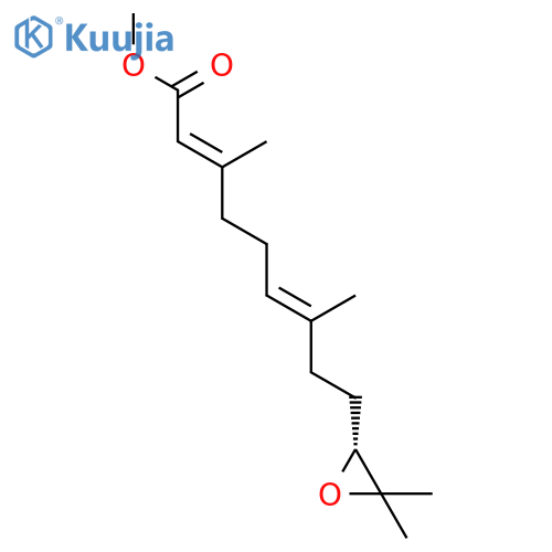 2,6-Nonadienoic acid,9-[(2R)-3,3-dimethyl-2-oxiranyl]-3,7-dimethyl-, methyl ester, (2E,6E)- structure