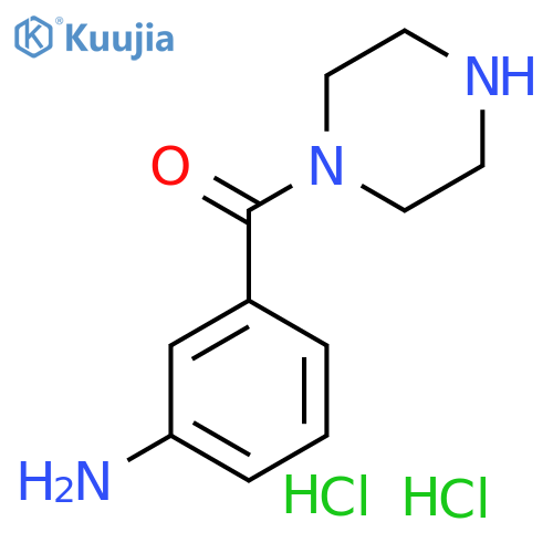3-(piperazine-1-carbonyl)aniline structure