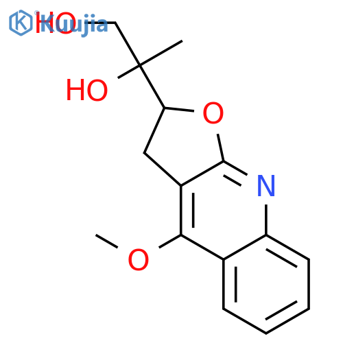 1,2-Propanediol,2-(2,3-dihydro-4-methoxyfuro[2,3-b]quinolin-2-yl)- structure