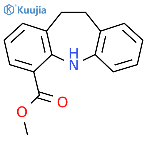 Methyl 10,11-dihydro-5H-dibenzo[b,f]azepine-4-carboxylate structure