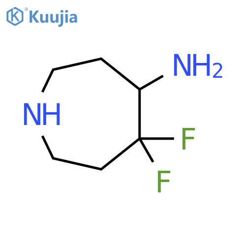 1H-Azepin-4-amine, 5,5-difluorohexahydro- structure