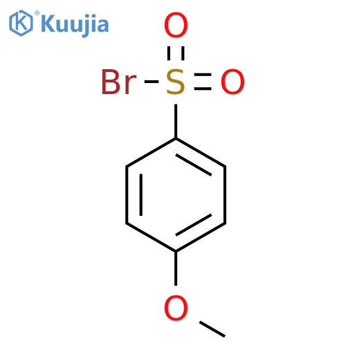 4-Methoxybenzene-1-sulfonyl bromide structure