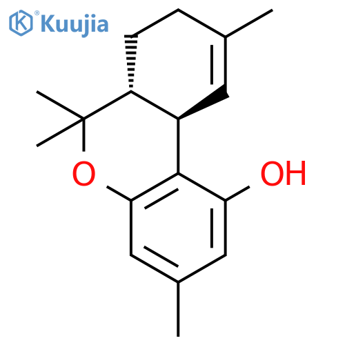 6H-Dibenzo[b,d]pyran-1-ol,6a,7,8,10a-tetrahydro-3,6,6,9-tetramethyl-, (6aR,10aR)- structure