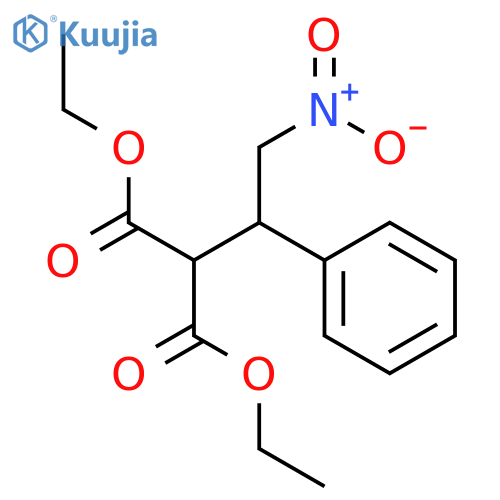 Diethyl 2-(2-Nitro-1-phenylethyl)malonate structure