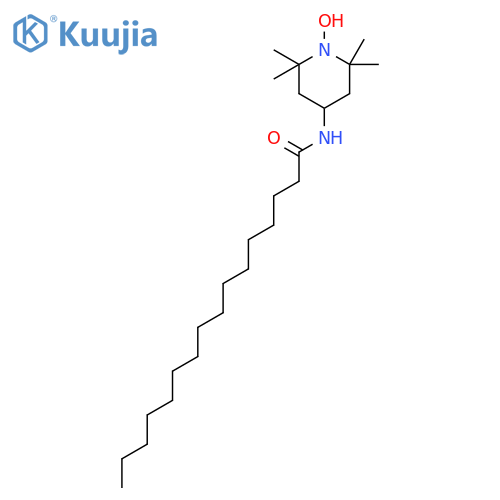 4-Palmitamido-2,2,6,6-tetramethylpiperidine-1-oxyl structure
