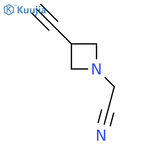 2-(3-Ethynylazetidin-1-yl)acetonitrile structure