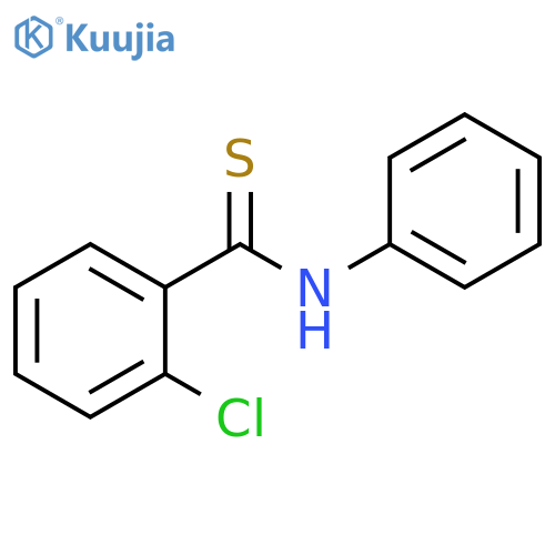Benzenecarbothioamide, 2-chloro-N-phenyl- structure