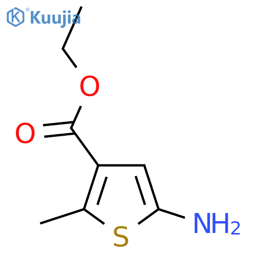 Ethyl 5-amino-2-methylthiophene-3-carboxylate structure