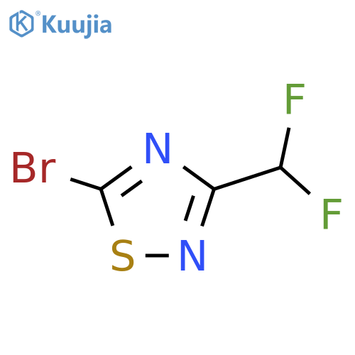 5-bromo-3-(difluoromethyl)-1,2,4-thiadiazole structure