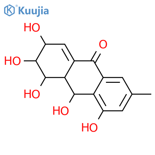 1,3,4,4a,9a,10-Hexahydro-2,3,4,5,10-pentahydroxy-7-methyl-9(2H)-anthracenone; (2R,3S,4S,4aS,9aS,10R)-form, 1,9a-Didehydro structure