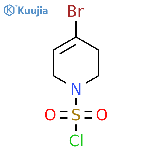 4-Bromo-3,6-dihydro-2H-pyridine-1-sulfonyl chloride structure