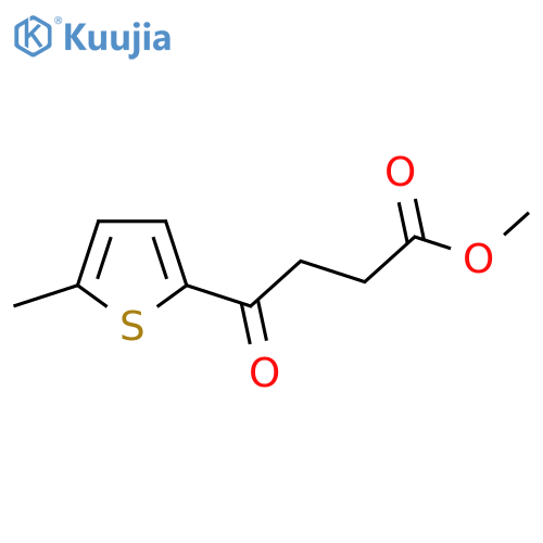 Methyl 4-(5-methyl-2-thienyl)-4-oxobutyrate structure