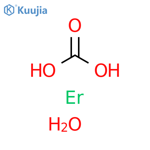 Erbium(III) carbonate hydrate structure