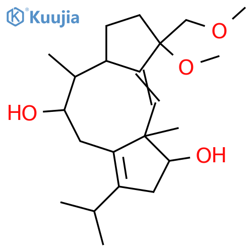 1,10(14)-Fusicoccadiene-3,8,12,16-tetrol; (3α,8β,12α)-form, 3,16-Di-Me ether structure