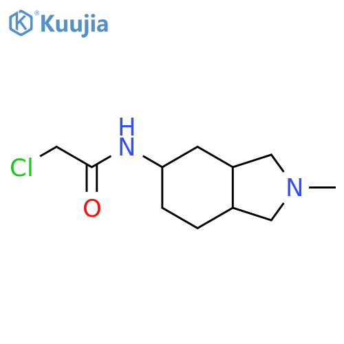 2-chloro-N-(2-methyl-octahydro-1H-isoindol-5-yl)acetamide structure