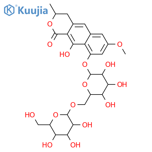 Semivioxanthin; (R)-form, 9-O-[β-D-Allopyranosyl-(1→6)-β-D-glucopyranoside] structure