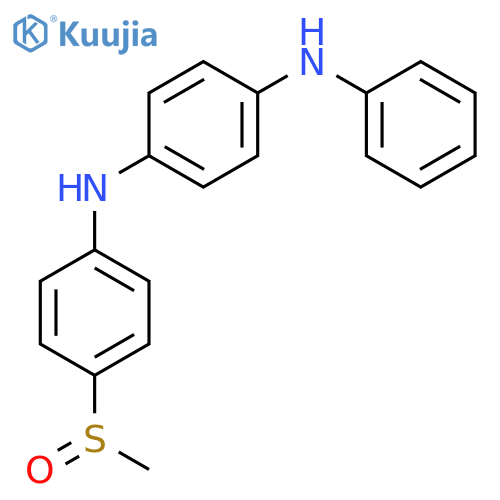 1,4-Benzenediamine, N-[4-(methylsulfinyl)phenyl]-N'-phenyl- structure