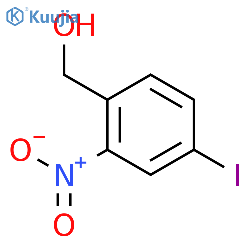 Benzenemethanol,4-iodo-2-nitro- structure