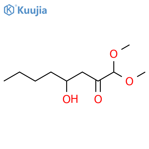 2-Octanone, 4-hydroxy-1,1-dimethoxy- structure