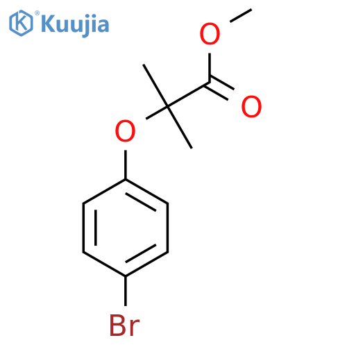 Methyl 2-(4-bromophenoxy)-2-methylpropanoate structure