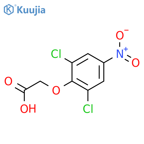 Acetic acid,2-(2,6-dichloro-4-nitrophenoxy)- structure