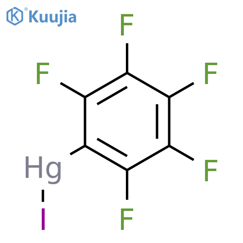 Mercury, iodo(pentafluorophenyl)- structure