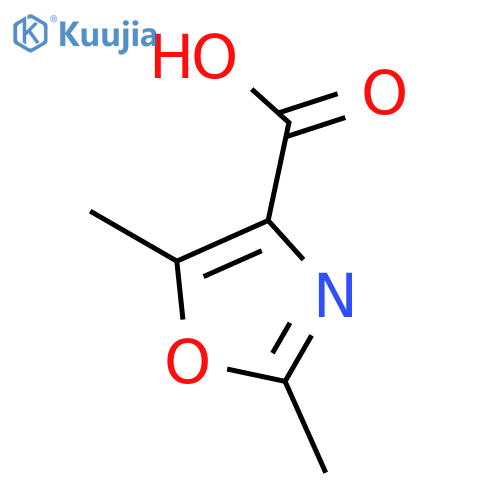 dimethyl-1,3-oxazole-4-carboxylic acid structure