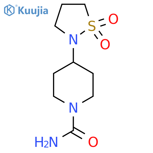 4-(1,1-Dioxo-1lambda6,2-thiazolidin-2-yl)piperidine-1-carboxamide structure