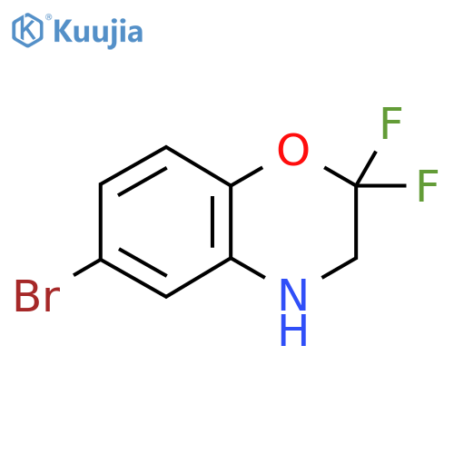 6-bromo-2,2-difluoro-3,4-dihydro-2H-1,4-benzoxazine structure