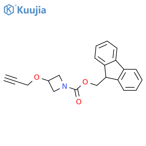 (9H-fluoren-9-yl)methyl 3-(prop-2-yn-1-yloxy)azetidine-1-carboxylate structure