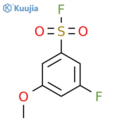 3-fluoro-5-methoxybenzene-1-sulfonyl fluoride structure