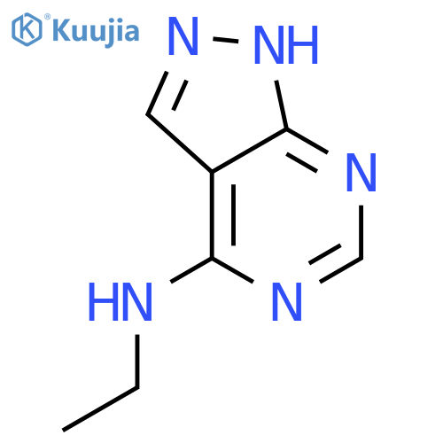 N-ethyl-1H-Pyrazolo[3,4-d]pyrimidin-4-amine structure