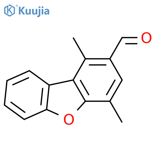 2-Dibenzofurancarboxaldehyde,1,4-dimethyl- structure