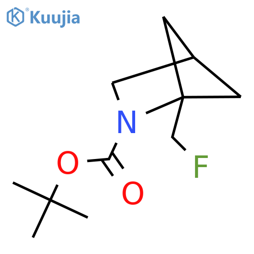 Tert-butyl 1-(fluoromethyl)-2-azabicyclo[2.1.1]hexane-2-carboxylate structure