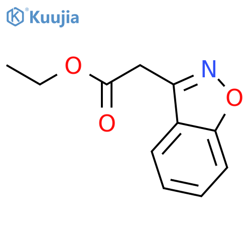 1,2-Benzisoxazole-3-acetic acid, ethyl ester structure