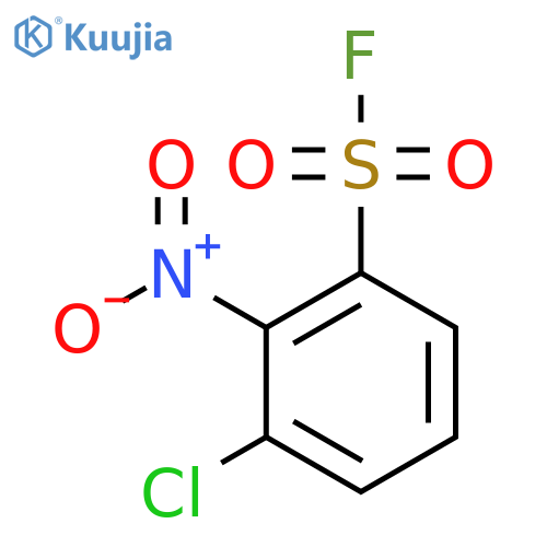 3-chloro-2-nitrobenzene-1-sulfonyl fluoride structure