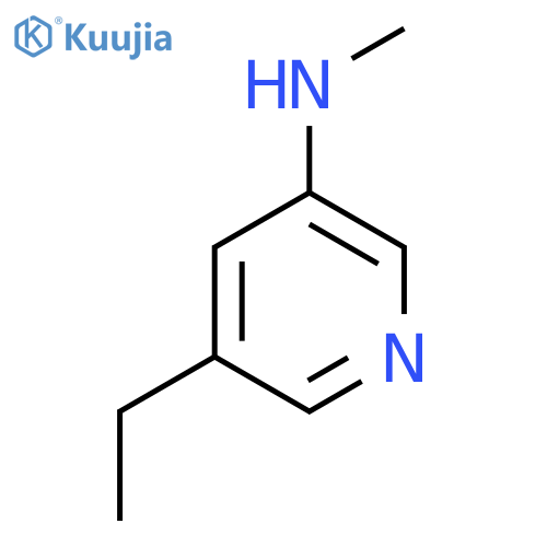 (5-Ethylpyridin-3-yl)-methylamine structure