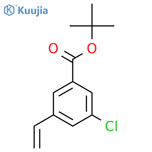 3-Chloro-5-vinylbenzoic acid tert-butyl ester structure