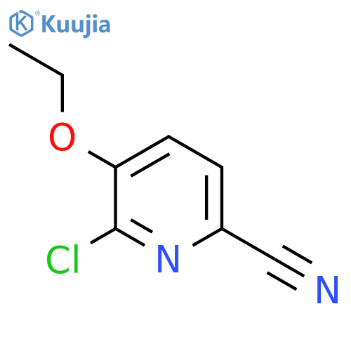 6-Chloro-5-ethoxypyridine-2-carbonitrile structure