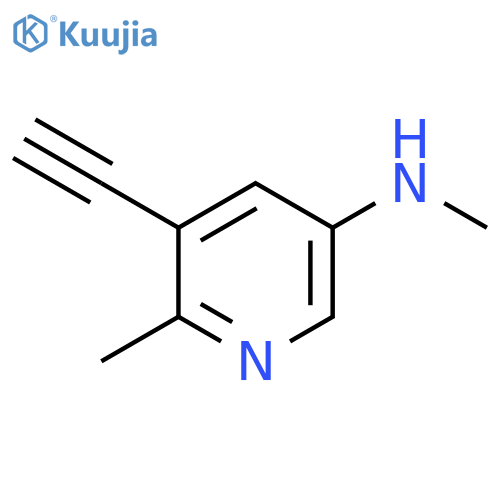 (5-Ethynyl-6-methylpyridin-3-yl)-methylamine structure