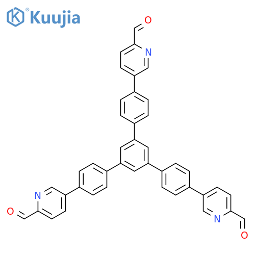 1,3,5-Tris[4-(6-formylpyridin-3-yl)phenyl]benzene structure